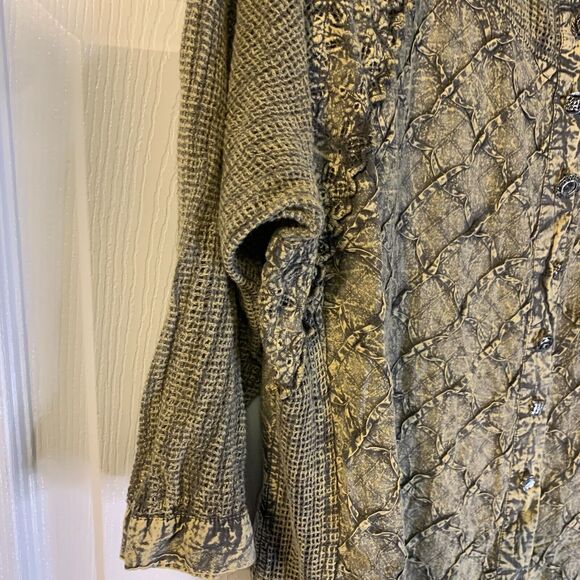 Parsley & Sage Shift Dress Women's Plus Size 2X 100% Cotton Peasant Lagenlook - Picture 5 of 8